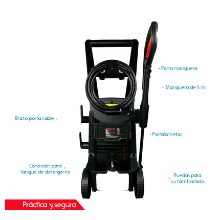 Hidrolavadora Eléctrica 1650W Profesional