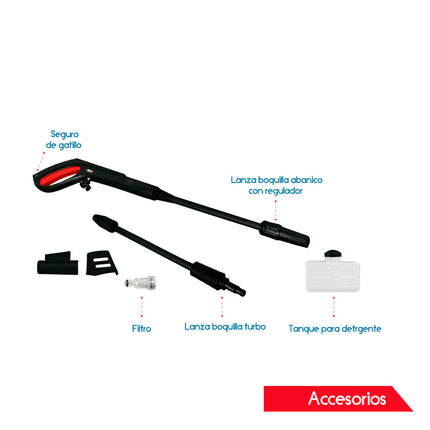 Hidrolavadora Eléctrica 1650W Profesional