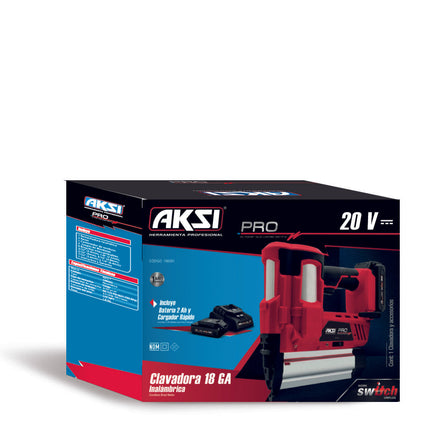 Clavadora Inalámbrica 20V 2 Ah SWITCH Profesional