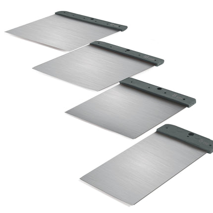 Juego de 4 Cuñas con Mango de Plástico