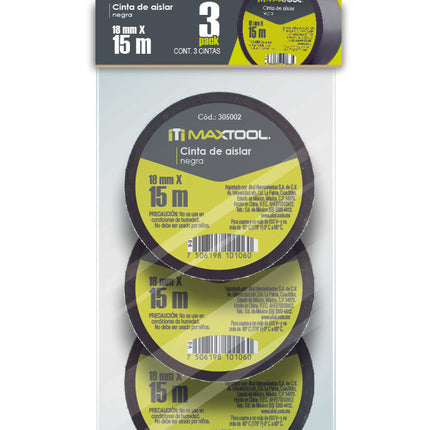 Cinta de Aislar 18mm x 15 mt