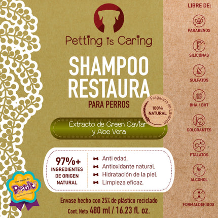 Shampoo para perro: RESTAURA