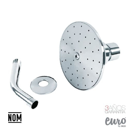 Regadera Redonda Metálica