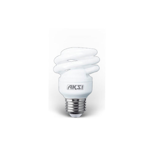 Foco Ahorrador Aksi 13W Mini Espiral Base E27 Luz Blanca