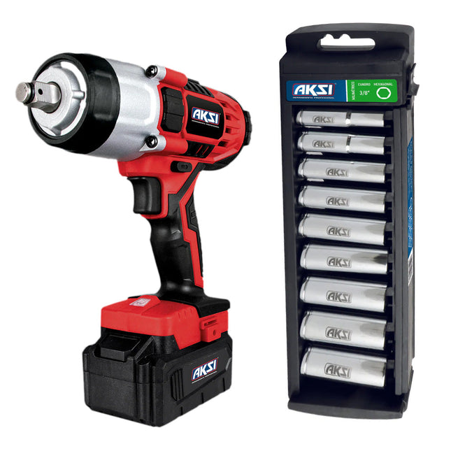 KIT LLAVE DE IMPACTO + JUEGO DE DADOS